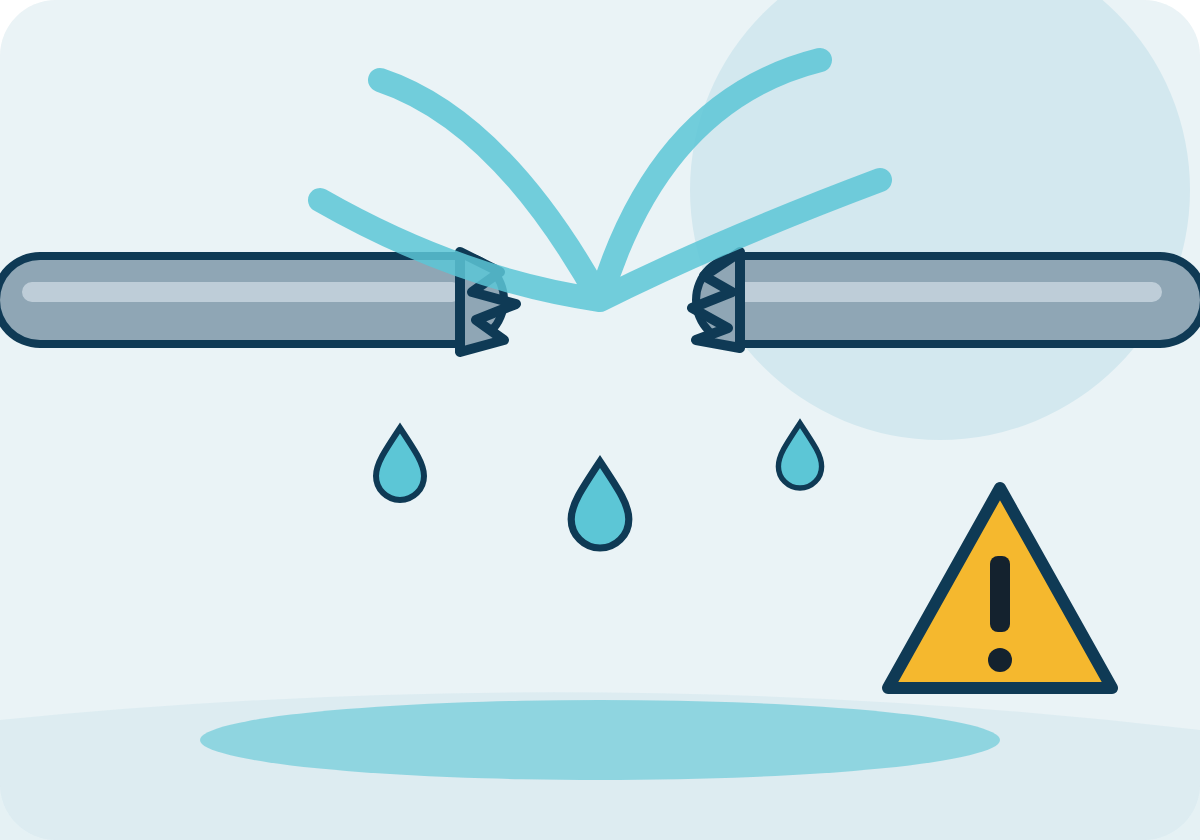 Emergency plumbing illustration